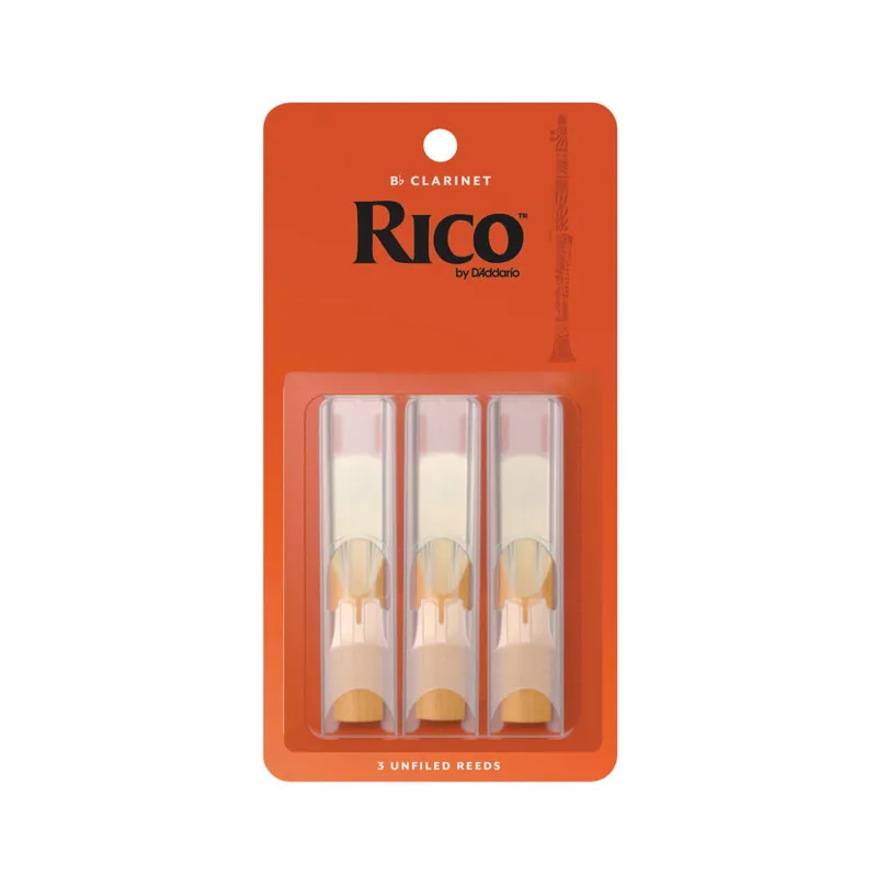 RICO by D‘Addario Bb Clarinet Reeds - Strength 2, 3 Pack Dernière Chance