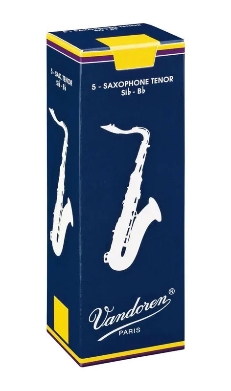 Vandoren Traditional Tenor Saxophone Reeds (5/Box) - 3.5 Offre Limitée