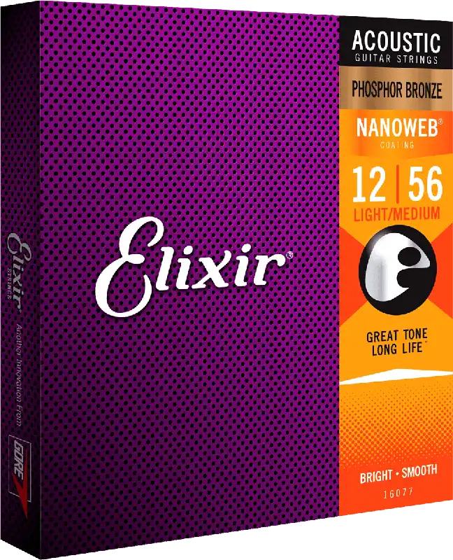 Acheter Direct Elixir 16077 Nanoweb Phosphor Medium Light 12/56