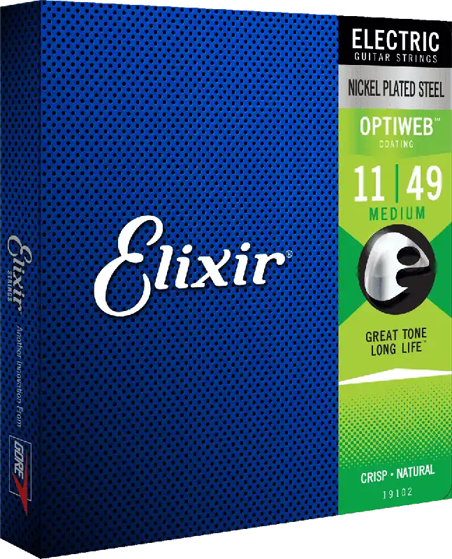 Acheter Direct Elixir 19102 Cordes Electriques Optiweb Medium 11/49