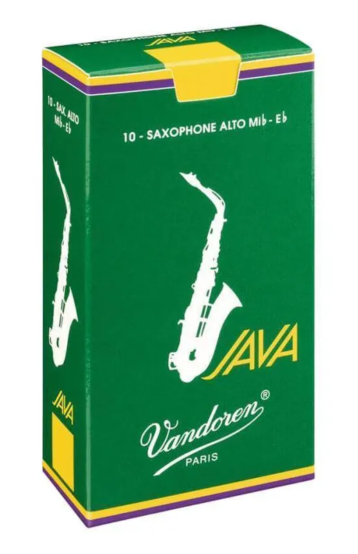 Vandoren Java Alto Saxophone Reeds (10/Box) - 2.5 Populaire