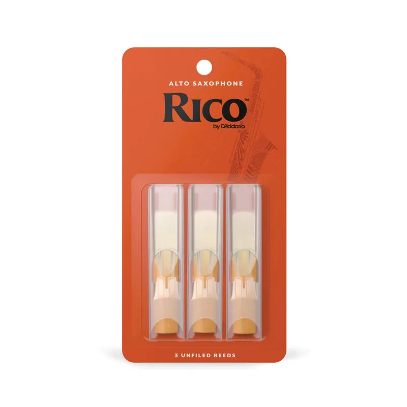 Vente Flash RICO by D‘Addario Alto Saxophone Reeds - Strength 2, 3 Pack