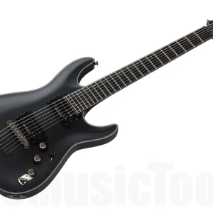 Pas Cher Schecter Blackjack SLS C-7 Passive SBK - Satin Black