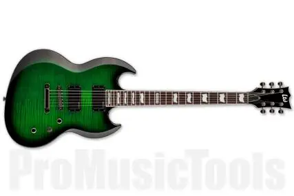 Prix Réduit ESP Ltd Viper-330FM STGSB - See Thru Green Sunburst