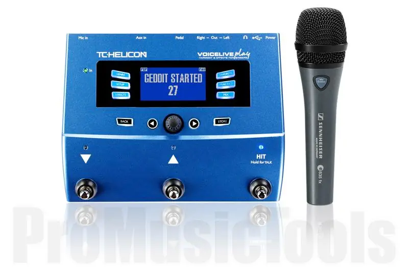Offre Limitée TC Helicon VoiceLive Play & Sennheiser E835FX Bundle