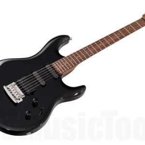 Music Man USA Luke III HSS BK - Black - Roasted maple neck Prix Bas
