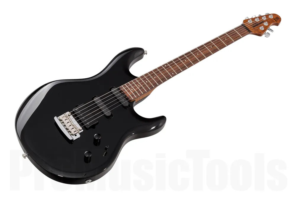 Music Man USA Luke III HSS BK - Black - Roasted maple neck Prix Bas