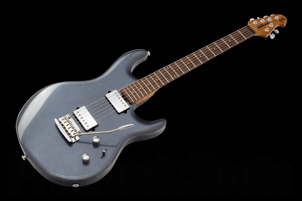 Prix Bas Music Man USA Luke III HH BB - Bodhi Blue - Roasted maple neck