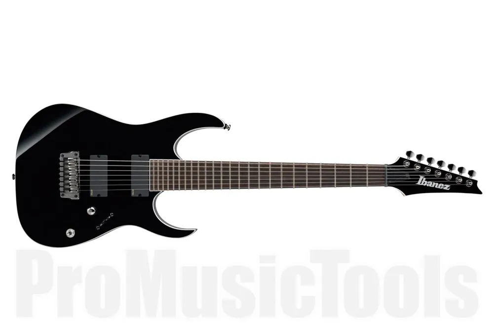 Ibanez RGIR27FE BK - Black - Iron Label Réduction