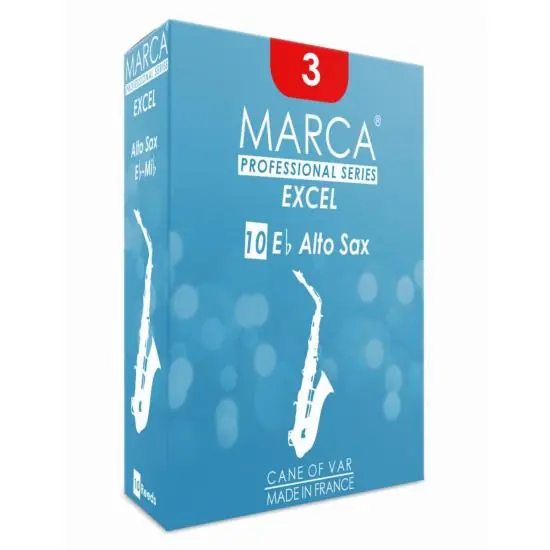 Livraison Express MARCA EXCEL force 4 - Anches saxophone alto - boite de 10