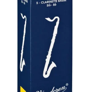 Haute Qualité Vandoren Traditional Bass Clarinet Reeds (5/Box) - 2 1/2
