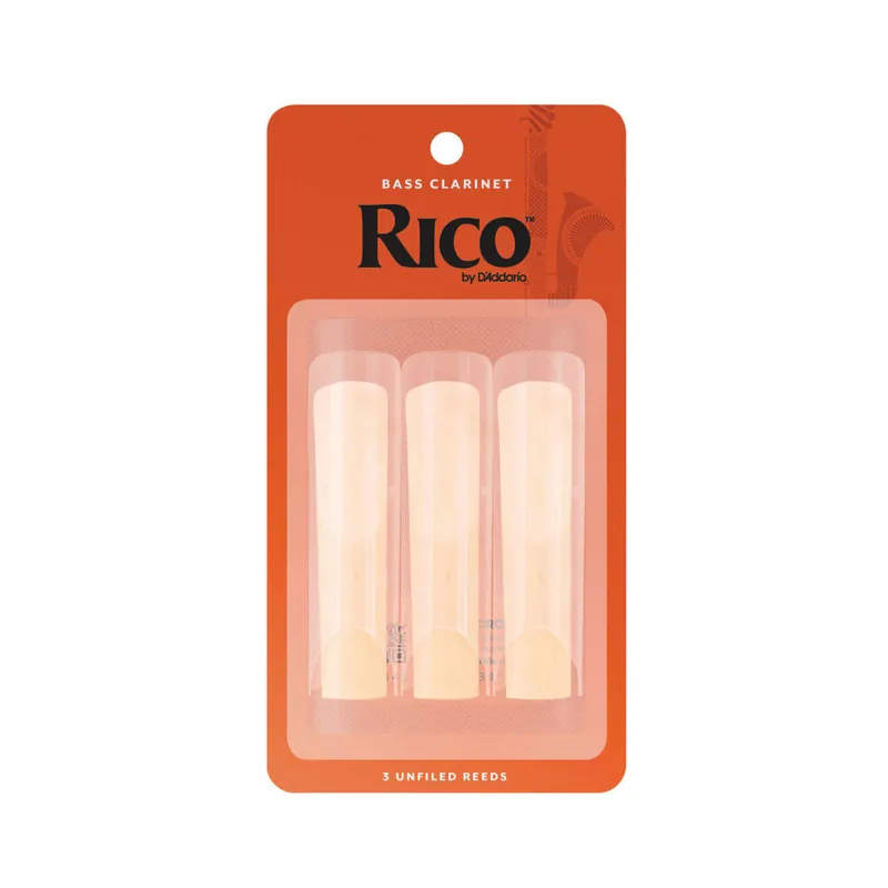 Pas Cher RICO by D‘Addario Bass Clarinet Reeds, Strength 3.0, 3-pack