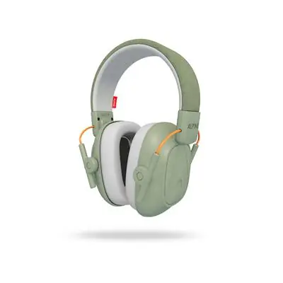 Casque de protection auditive pour enfant de plus de 5 ans Alpine Muffy vert - Lordel musique Dernière Chance