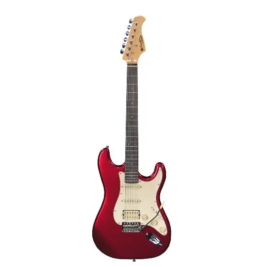 Guitare électrique Prodipe Strat ST80 Candy Apple Red Offre Limitée
