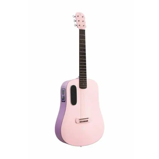 Guitare électro-acoustique Blue Lava - Rose Corail et Lavande Meilleur Prix