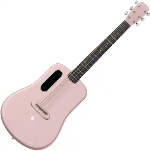Meilleur Prix Guitare électro-acoustique Lava Me 3 - 38" Rose