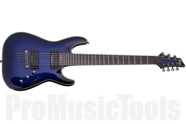 Schecter Blackjack SLS C-7 Passive STBB - See Thru Blue Burst Remise