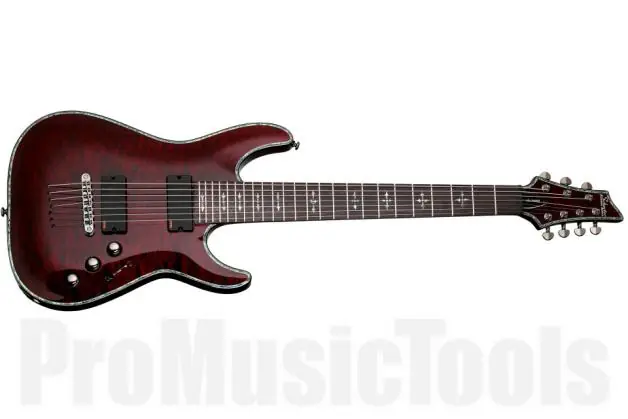 Top Vente Schecter Hellraiser C-7 BCH - Black Cherry