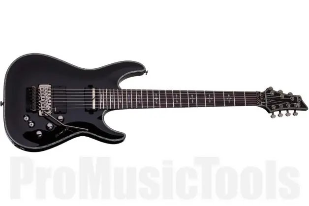 Schecter Hellraiser C-7 FR-S Sustainiac BLK - Gloss Black Produit De Marque