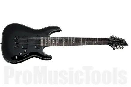 Schecter Hellraiser C-8 BLK - Gloss Black Réduction