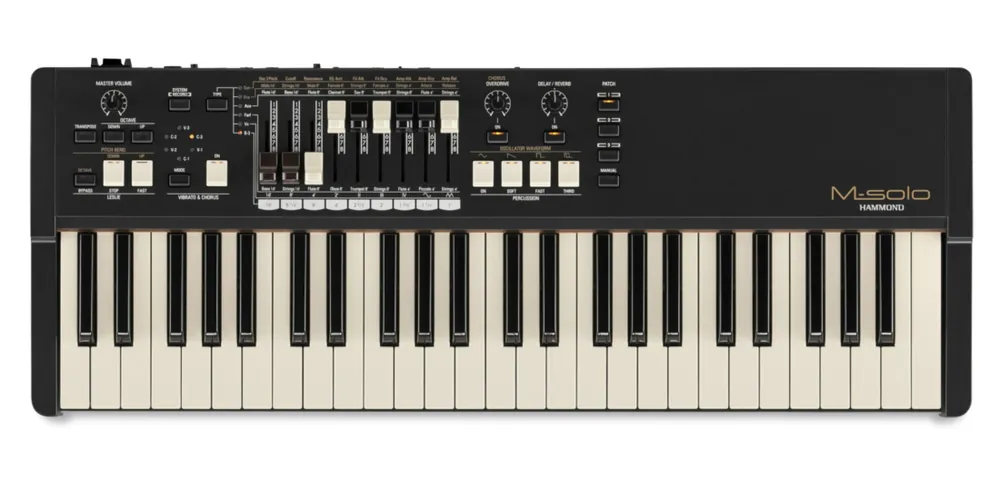 Hammond MSOLO 49-Key Portable Organ - Black Commander Vite