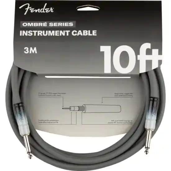 Câble Jack Fender Ombre 3M Silver Smoke Prix Cassé