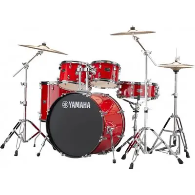 Certifié DISCONTINUE Batterie acoustique Yamaha Rydeen Fusion 22 Hot red