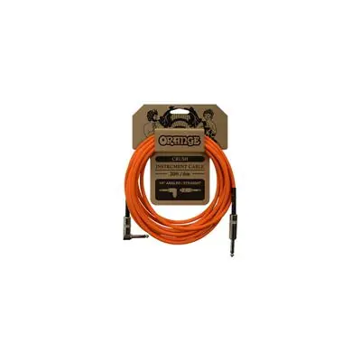 Câble instrument Orange 6M coudé/droit Retour Gratuit