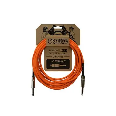 Câble Orange HP 6 m jack/jack pour Terror Stamp Nouvelle Collection