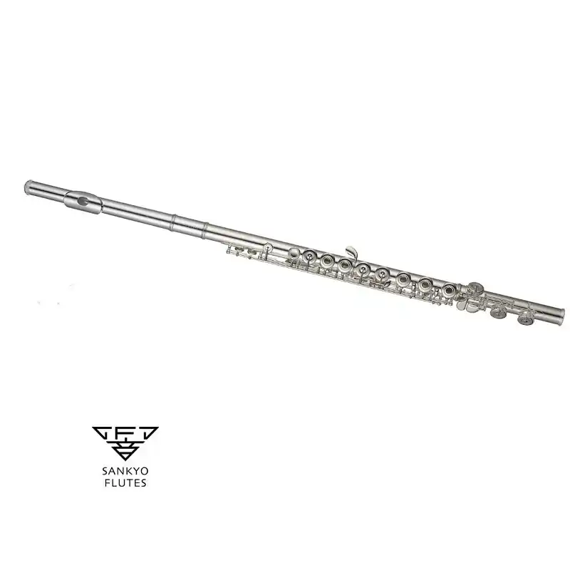 Prix Promo Sankyo CF301C - Flûte tête et tubes argent, clétage en ligne, plateaux creux