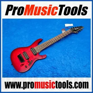 Acheter En Ligne Ibanez S8QM TRB - Transparent Red Burst
