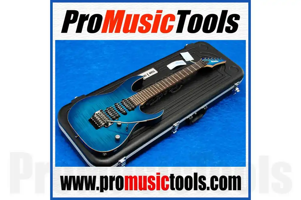 Quantité Limitée Ibanez RG2770Z SPB Prestige - Sapphire Blue Limited Edition