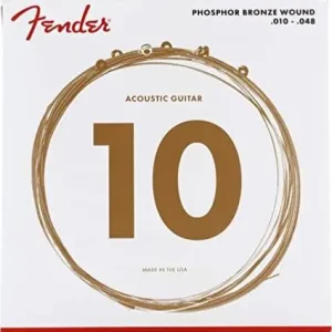 Seulement Aujourd'hui Cordes Guitare Folk Fender 60XL 10-48