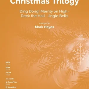 Expédié Aujourd'hui Alfred Publishing A Festive Christmas Trilogy - Traditional/Hayes - 2pt