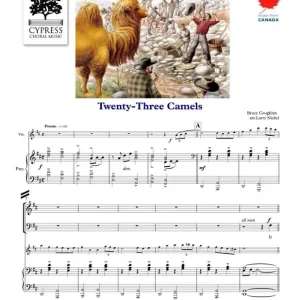Cypress Choral Music Twenty-three Camels - Coughlan/Nickel - SATB Satisfait Ou Remboursé