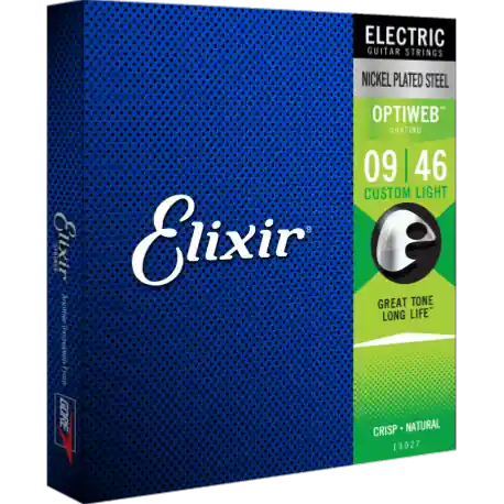 Super Prix Cordes Guitare Electrique Elixir Optiweb 9-46
