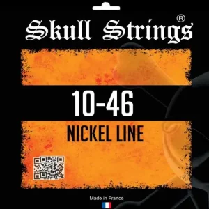 Cordes Guitare Electrique Skull Strings 10-46 Super Prix