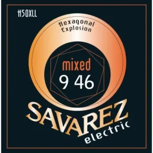 Marque Cordes Guitare Electrique Savarez Hexagonal 9-46
