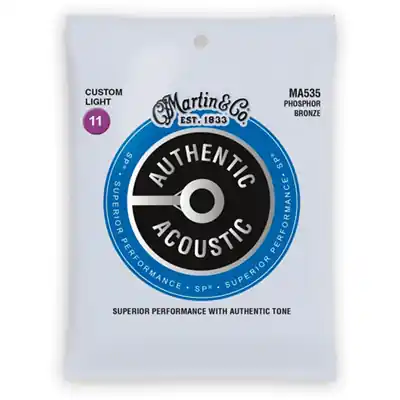 Cordes Guitare Folk Martin Custom Light 11-52 Solde