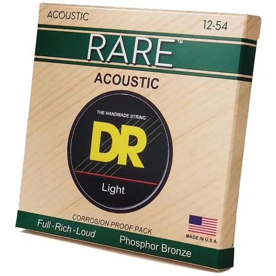 Cordes Guitare Folk DR Rare 12-54 Vente Directe