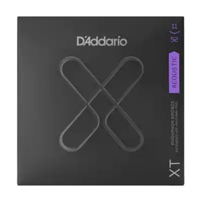 Certifié Cordes Guitare Folk D‘Addario XT Phosphore Bronze CST Light 11-52