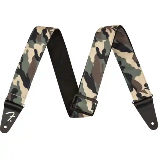 Seulement Aujourd'hui Sangle Guitare Fender Camo Woodland