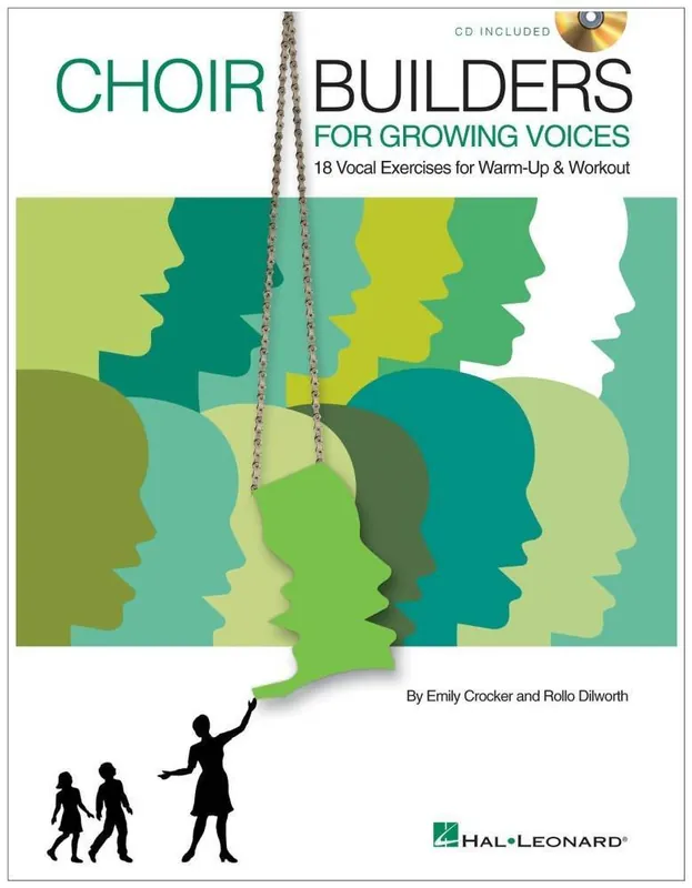 Hal Leonard Choir Builders for Growing Voices - Crocker/Dilworth - Book/CD Certifié