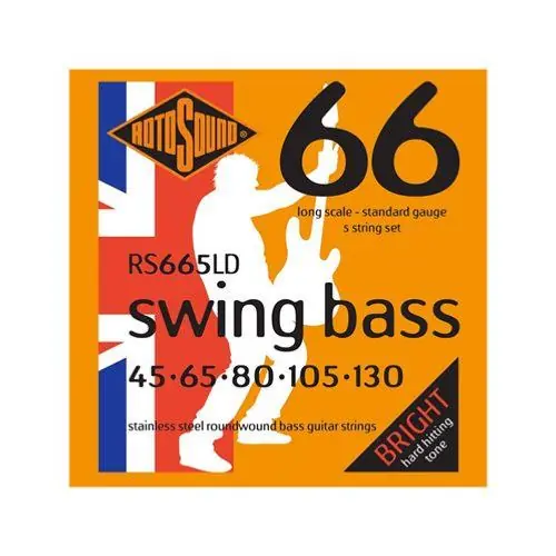 Jusqu'à Épuisement Des Stocks DISCONTINUE Cordes Basse Electrique Rotosound Swing 5 Cordes 45-130