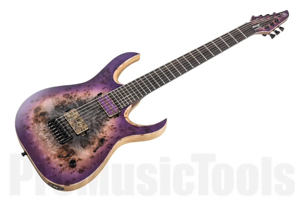 Livraison Express Mayones Duvell 7 Elite Custom 4A Eye Poplar - Violet Supernova