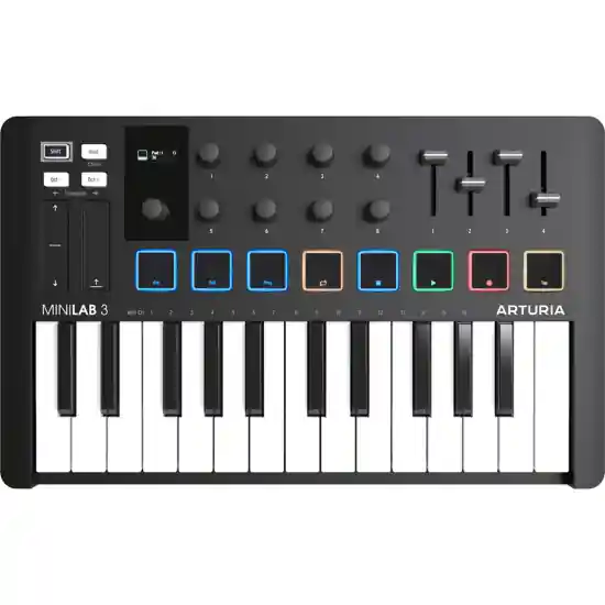 Clavier Maitre Arturia MiniLab MK3 noir Bon Plan