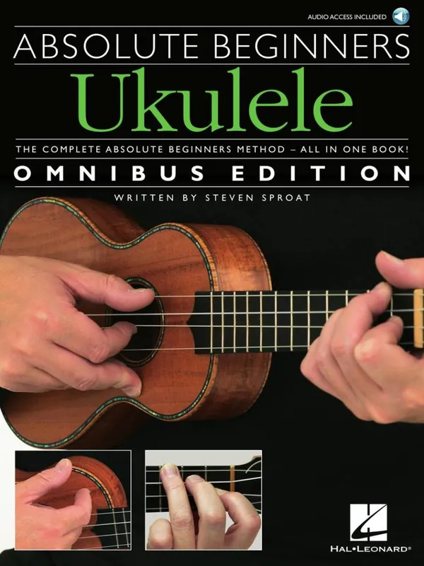 Paiement Sécurisé Wise Music Group Absolute Beginners Ukulele (Omnibus Edition) - Sproat - Ukulele - Book/Audio Online