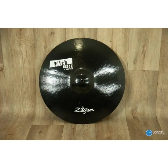 Produit De Marque DISCONTINUE Cymbale Crash Zildjian pitch black 18 stock B