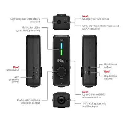 Prix Réduit DISCONTINUE IK multimedia IRig pro I/O