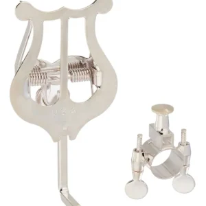 Bach Universal Trumpet/Cornet Lyre - Clamp-On - Silver Retour Gratuit